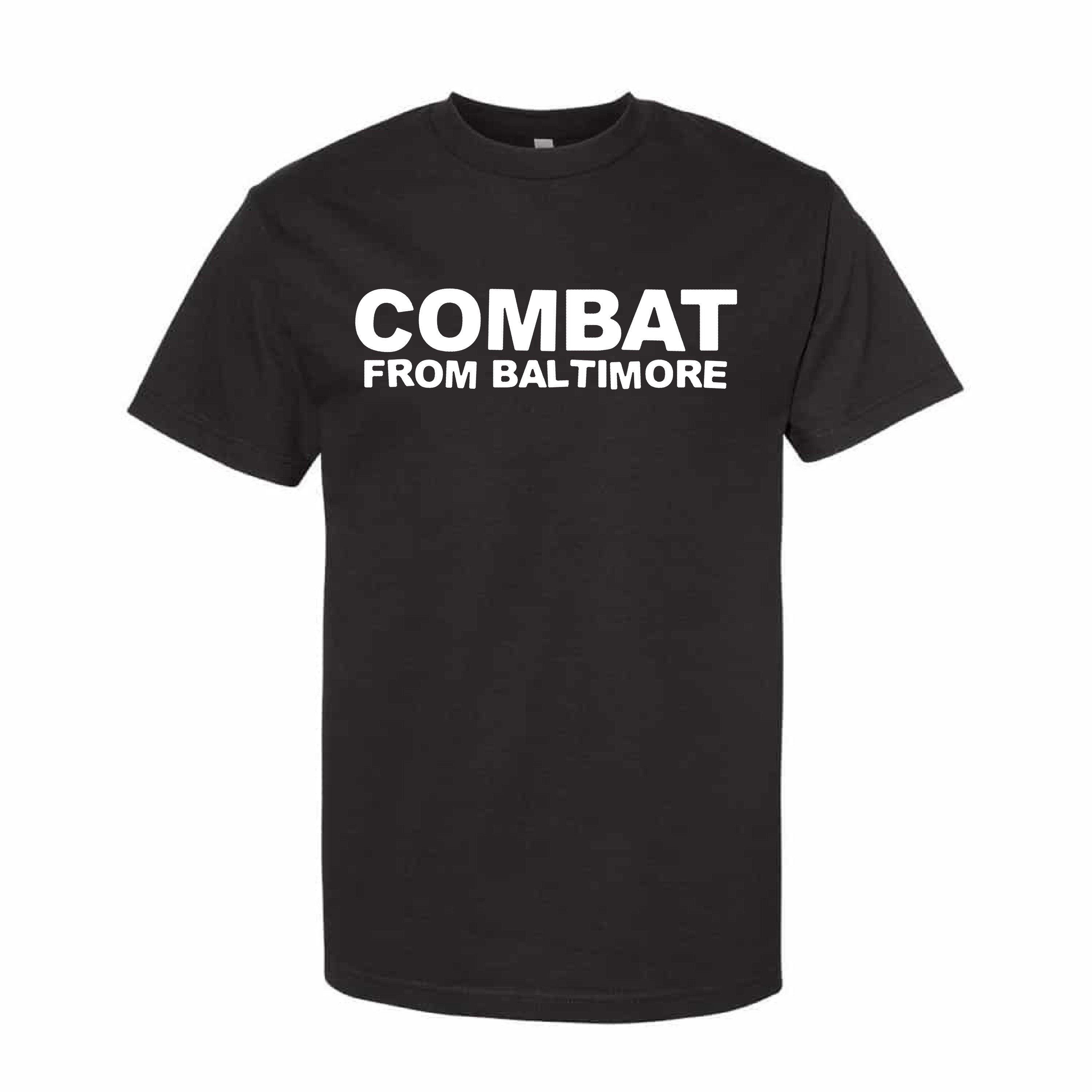 Combat from Baltimore black t-shirt